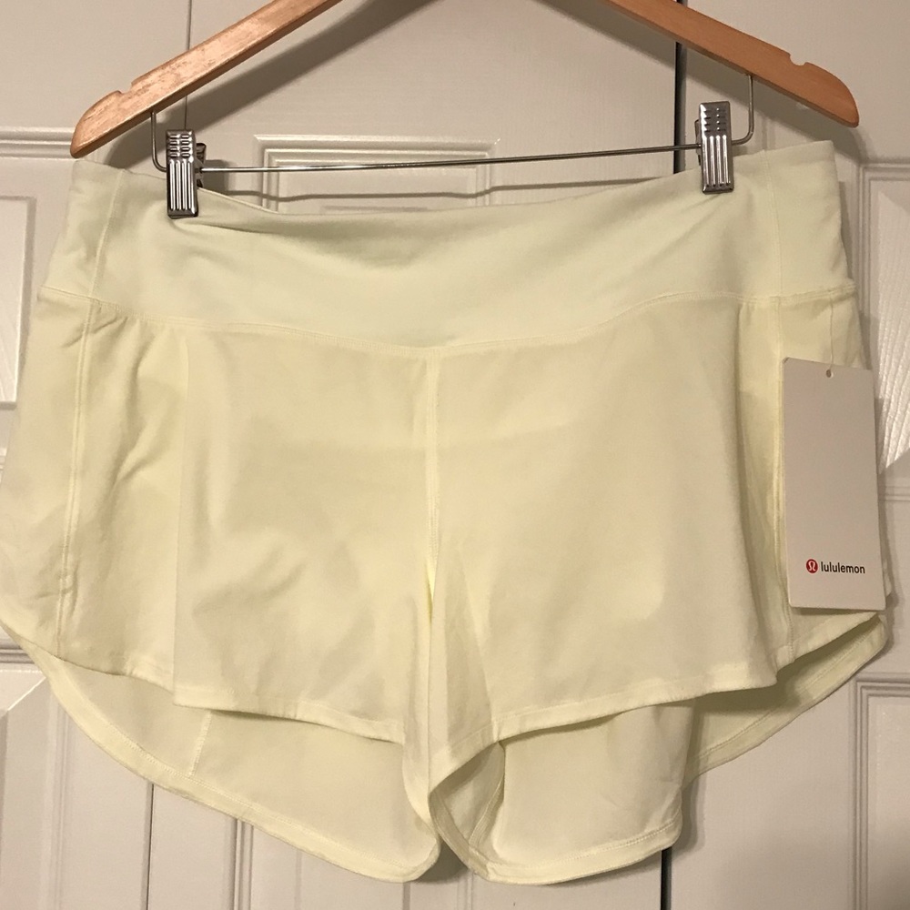 BNWT LULULEMON SPEED UP MID RISE SHORT 4" LINED ELIXIR SZ 12